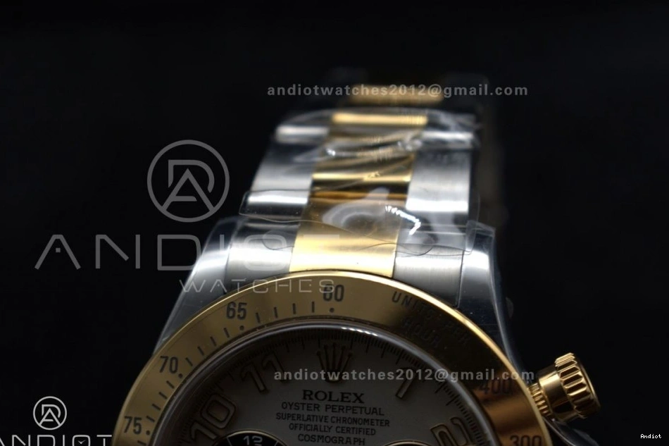 YG Arabic Daytona Markers Clean Bracelet 116503 V2 White SS 1:1 Best Dial on Edition SA4130 0227